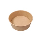 BW-15-550 Μπωλ 550ml, Φ14.5xΥ5.2cm, Χάρτινο Kraft, μιας χρήσης