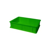 VAS403010-6018 Κουτί ζύμης PEHD, μικρό, 40x30x10cm, πράσινο, Ιταλίας