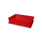VAS403010-3020 Κουτί ζύμης PEHD, μικρό, 40x30x10cm, κόκκινο, Ιταλίας