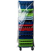 KIT.100105 Πλαστικό κάλυμα 55x55Υ160cm, για τα καλάθια πλυντηρίου