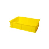VAS403010-1016 Κουτί ζύμης PEHD, μικρό, 40x30x10cm, κίτρινο, Ιταλίας