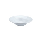 GRM-613/WH Πιάτο βαθύ (Pasta) μελαμίνης, φ25xΥ6.5cm, 440gr, λευκό