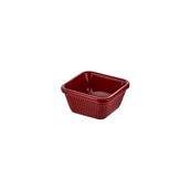 GRM-528/RD Μπωλάκι τετράγωνο μελαμίνης, 7x7xΥ4cm, 60gr, κόκκινο