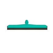 TTS.00008631 Ρακλέτα πλαστική δαπέδου 45cm, διπλά λάστιχα, πράσινη λαβή, TTS Cleaning