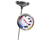 70000-005/F Θερμόμετρο Κρέατος INOX, Ακίδα 145mm (φ5mm), 54-88°C, Alla France