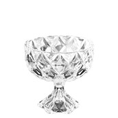 DIAMOND-7081-1 Γυάλινo Μπωλ Παγωτού, DIAMOND, φ13.5x16cm