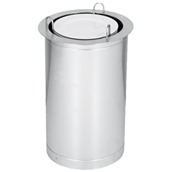 M0166X INOX θήκη 50 πιάτων 24-32cm, φ45x72cm, KARAMCO