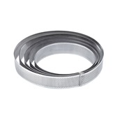XF1535 Τσέρκι διάτρητο INOX, φ15xΥ3.5cm, 2/4 μερίδες, Pavoni