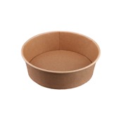 BKSB500(25ΟΖ) Μπωλ 500ml, Φ15cm, Χάρτινο Kraft, μιας χρήσης