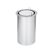 M0168X INOX θήκη 50 πιάτων 24-32cm, Θερμαινόμενη, φ45x72cm, KARAMCO