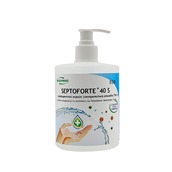 SEPTOFORTE-HAND40/500ML Αντισηπτικό αλκοολούχο απολυμαντικό 500ml με αντλία, βιοκτόνο, με αλκοόλη 75%, ΕΟΦ 48946