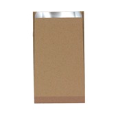 50.05.07 Σακούλα Αλουμινίου Καφέ (Kraft) 15x28cm, τιμή ανά κιλό