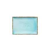 360C-RP-2110 Πιατέλα ορθογώνια πορσελάνης 21x10cm, Θαλασσί, σειρά 360, LUKANDA