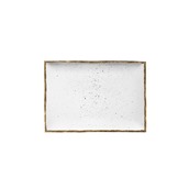 360W-RP-2110 Πιατέλα ορθογώνια πορσελάνης 21x10cm, Λευκό, σειρά 360, LUKANDA