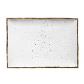 360W-RP-3624 Πιατέλα ορθογώνια πορσελάνης 36x24cm, Λευκό, σειρά 360, LUKANDA