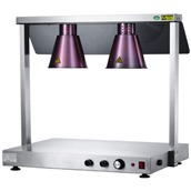 DR-2 Θερμική επιφάνεια χατκον, INOX, με 2 λάμπες, 78x53xΥ70cm, 1KW, KARAMCO