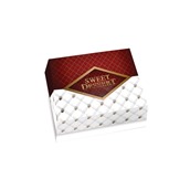 SWEET-DESSERT-6 Κουτί ζαχαροπλαστικής μεταλιζέ Νο 6, 18.5x16x8cm, τιμή ανά κιλό
