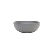 UC.40169 Μπωλ σαλάτας Bamboo, 210cl, φ22xΥ8cm, ανθρακί, UNICA TERRA