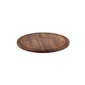 GFTM-IR-13 Βάση ξύλινη φ43cm (IROKO) στρογγυλή, δέχεται καπάκι ROLL-TOP (GFM-13)