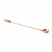 XPB-07-306 Κουτάλι μπαρ 30cm με ουρά muddler , Χάλκινο, XP Bar