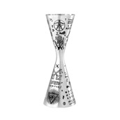 LUMIAN.0389 Μεζούρα Japanese Jigger, 60/90ml (εσωτ. 30/45ml), 14.5cm, INOX 18/10, ασημί, Lumian