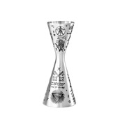 LUMIAN.0388 Μεζούρα Japanese Jigger, 30/60ml (εσωτ. 10/15/30/45ml), 13cm, INOX 18/10, ασημί, Lumian