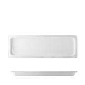 GAS9009 Δοχείο γαστρονομίας πορσελάνης, GN2/4 (53x16cm)-2.5cm, λευκό, G.BENEDIKT
