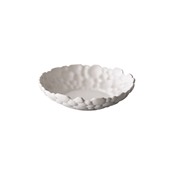 RD18810 Μπωλ Stoneware BUBBLE, φ24.5xΥ5.5cm, λευκό, RAW