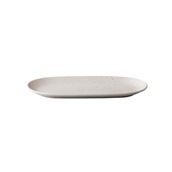 QU63010 Πιάτο οβάλ πορσελάνης,30x15cm, Σειρά Tinto, λευκό ματ, Q AUTHENTIC