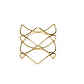 MST-ST608GD Βάση buffet στρογγυλή, φ21.5x21xΥ20cm, χρυσή, Style Point