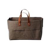 AEM-MR Τσάντα παραλίας 34x18xΥ20cm, Καφέ, από ίνες κυτταρίνης, Dafne Design