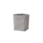 UH15-GR Ψωμιέρα 14x15xΥ23cm, Γκρι, από ίνες κυτταρίνης, Dafne Design