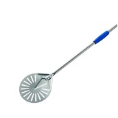 I-20F/75 Φτυάρι Πίτσας διάτρητο φ20cm INOX, με κοντάρι 75cm, GIMETAL