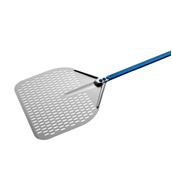 A-45RF/60 Φτυάρι Πίτσας διάτρητο 45x45cm αλουμινίου, με μπλε κοντάρι 60cm, GIMETAL
