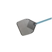 E-32RF/120 Φτυάρι Πίτσας διάτρητο 33x33cm αλουμινίου SHA, με κοντάρι 1.2m, GIMETAL