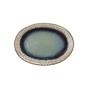 BM020308088 Πιατέλα πορσελάνης οβάλ, 30x21.5xΥ2cm, Σειρά Bloom, Tognana