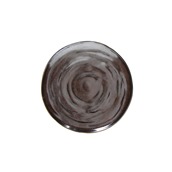 OC000245577 Πιάτο πορσελάνης ρηχό, φ23.5xΥ3cm, Σειρά Material Bronze, Tognana