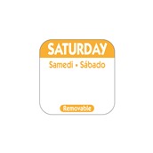 NCCO.R106 Ρολό 1000 ετικέτες HACCP, Saturday, 2.5x2.5cm, πορτοκαλί, NCCO