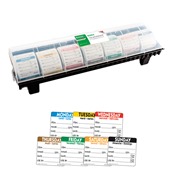 NCCO.R2KIT-M Διανεμητής/Βάση πλαστική για ετικέτες 5x5cm, (περιλαμβάνται 7 ρολά), NCCO