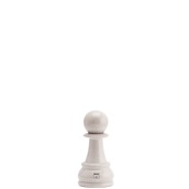 33710 Μύλος Πιόνι σκακιού, ύψος 165mm, άσπρος, Bisetti Italy