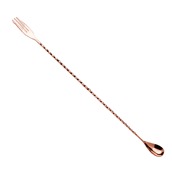 LUMIAN.0015 Κουτάλι/Πηρούνι τρίαινα Bar, 40cm, INOX 18/10, χάλκινο, Lumian