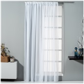 AI-IR-11862 Κουρτίνα Dolly 300x270cm, 75gsm, 100% polyester, λευκή, με τρέσα, Artisti Italiani