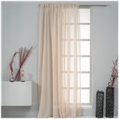 AI-IR-11866 Κουρτίνα Dolly 300x270cm, 75gsm, 100% polyester, μπεζ, με τρέσα, Artisti Italiani