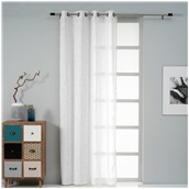 AI-IR-11877 Κουρτίνα Hontona 140x260cm, 200gsm, 100% polyester, λευκή, με τρουκς, Artisti Italiani