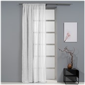 AI-IR-11876 Κουρτίνα Hontona 140x270cm, 200gsm, 100% polyester, λευκή, με τρέσα, Artisti Italiani