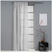 AI-IR-11880 Κουρτίνα Hontona 140x270cm, 200gsm, 100% polyester, γκρι, με τρέσα, Artisti Italiani