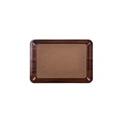COR360460MD Δίσκος laminated σερβιρίσματος με φελλό, 36x46cm, χρώμα ξύλου