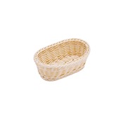 TW7744 Ψωμιέρα/Καλάθι Rattan, οβάλ 23x15xΥ6.5cm, υψηλής ποιότητας, Buffet Choice