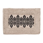ES/02-5351 Ταπέτο Mπάνιου 40x60cm Black, βαμβακερό, ESTIA