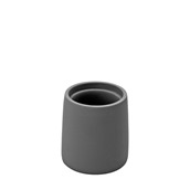 ES/02-6860 Ποτηράκι μπάνιου Cement (ρητίνης), φ7.9xΥ9.2cm, ESTIA